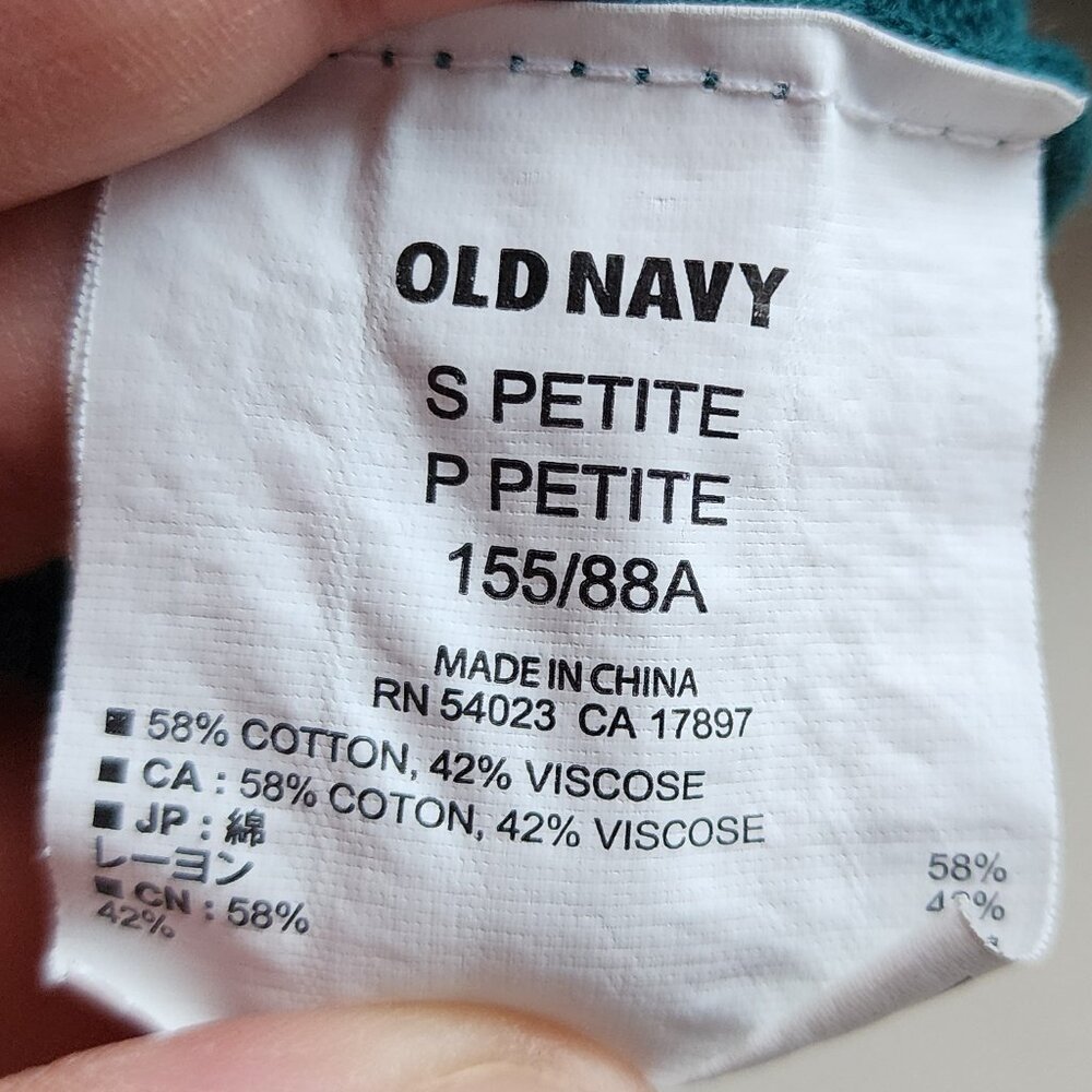 Old Navy Turquoise Button Down Cardigan Size Petite Small - Picture 7 of 12